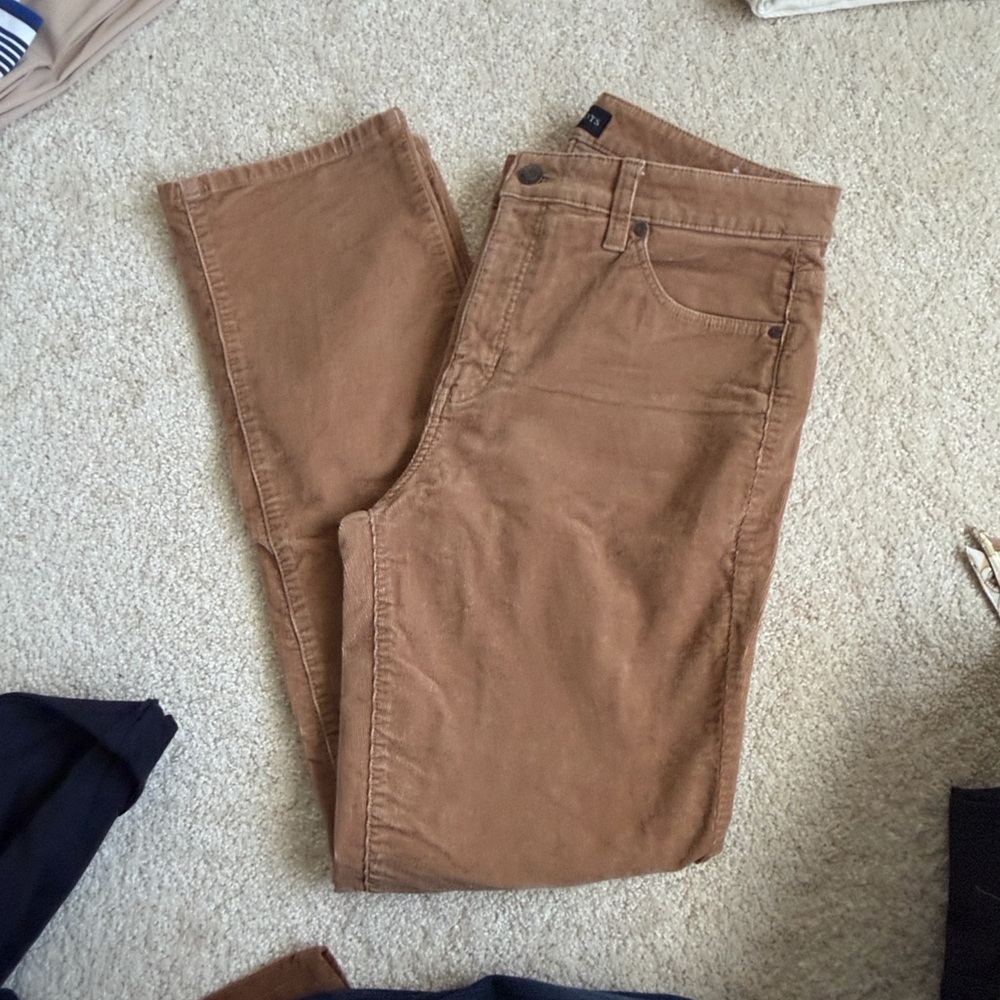 Talbots Women’s Corduroy Light Brown Pants - Picture 4 of 7
